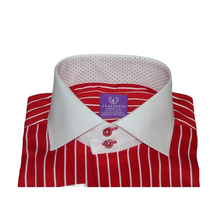 Men Shirt J.Valintin Turkey Usa Egyption Cotton High Collar 1594-24 Red image 9