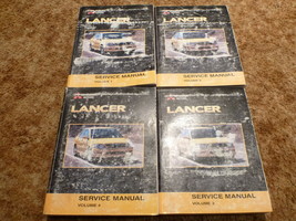 Set of (4) Genuine OEM Factory Shop Repair Service Manual 2003 Mitsubishi Lancer - £93.44 GBP