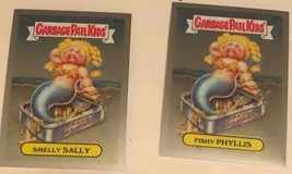 Smelly Sally Fishy Phyllis Garbage Pail Kids  Lot Of 2 Chrome 2020 - $3.95