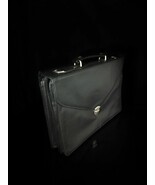 Korchmar Black Leather Briefcase 17&quot; L x 12&quot; x 3&quot; - $245.00