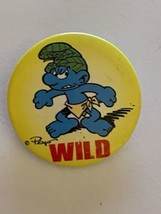 Smurfs Wild Button Pin - £7.89 GBP