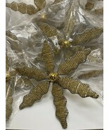 Beaded Napkin Rings Qty 16 Gold - $665.24 MXN