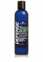 DEFENSE SOAP Shower Gel 8 Fl Oz Natural Body Wash Tea Tree Oil and Eucalyptus - £9.36 GBP