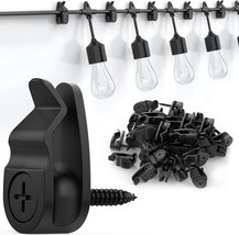 Outdoor String Lights Clips, Weatherproof Cable Hanger Hooks for Hanging... - $25.29 CAD