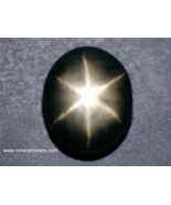 Collector Black Star Sapphire Gem, 6 Ray Star Untreated Black Sapphire, ... - £1,108.53 GBP