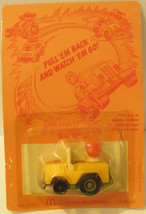 Vintage 1984 McDonalds Fast Macs Ronald Pull Back Car Sealed in Package Ertl Toy - £14.88 GBP