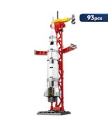 93 pcs Saturn V Rocket Building Block Set – NASA-Inspired Rocket Model w... - $17.96 CAD