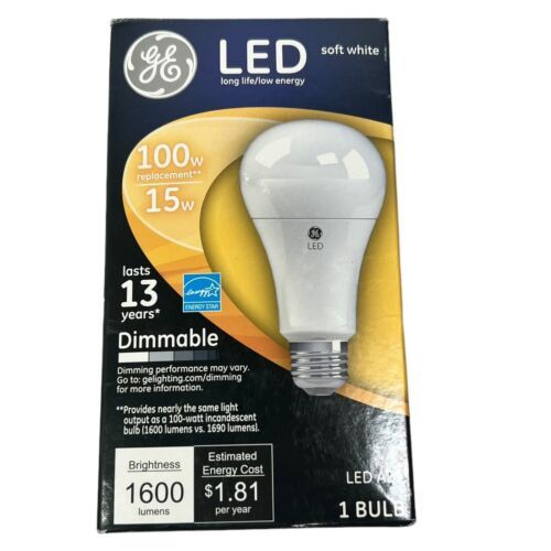 Primary image for Led Soft White Light Bulb 100W Replacement/15W LED A21   1-Bulb Last 13 Years