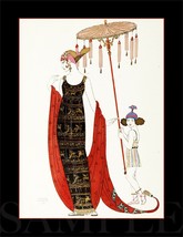 8.5x11 Vintage George Barbier Fashion Women Fine Art Deco Print Picture Poster - £9.54 GBP