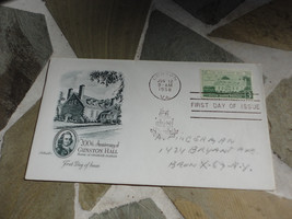 1958 200th Anniversary Gunston Hall George Mason First Day Issue Envelop... - $2.50