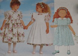 BUTTERICK PATTERN 4750 Toddler Child DRESS  PINAFORE It&#39;s Enchanting 1-2... - £11.14 GBP