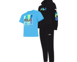 FILA Little Boys 3-pc. Fleece Pant Set Black - $26.18