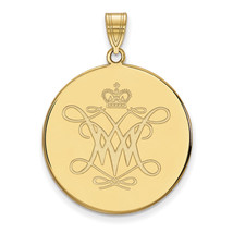 SS w/GP William And Mary XL Disc Pendant - £70.60 GBP