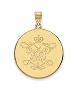 SS w/GP William And Mary XL Disc Pendant - $122.11 CAD