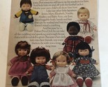 Vintage Fisher Price Dolls print ad 1975 Ph2 - $8.90