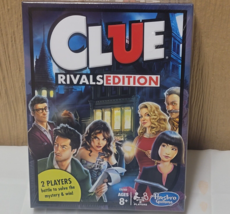 Clue Rivals Edition by Hasbro 2-6 Player Game Brand NIB Factory Sealed Y... - £7.76 GBP