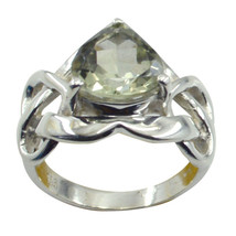 Genuine Jewelry Green Amethyst Puzzle Rings For Black Friday Gift AU - £19.60 GBP
