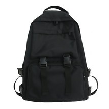 Black Backpack New Trend Female Backpack Fashion Women Backpack Waterproof Large - £39.19 GBP