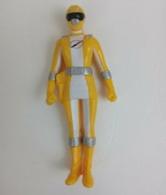 2008 Bandai Power Rangers Operation Overdrive Yellow Ranger 3.25&quot; Vinyl Figure  - £15.18 GBP