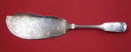 Threaded by Vanderslice Sterling Silver Fish Server Elaborate BC Blade 12&quot; - £305.18 GBP