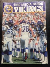 vintage Minnesota Vikings football 1989 Media Guide NFL sports book - £14.95 GBP