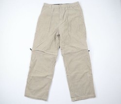 Vintage 90s Streetwear Mens 34x32 Faded Baggy Wide Leg Convertible Pants Shorts - £57.40 GBP