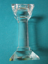 Tower Crystal Candle Holder For Pillar Candle 8 X 3 1/2&quot; [GL8] - £59.35 GBP