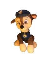 Nickelodeon Paw Patrol CHASE 14&quot; Plush Police Dog Stuffed Animal Brown T... - £9.65 GBP