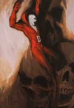 Shane Pierce Original DC Comics / Horror &amp; Skull Art Painting ~ Deadman - $989.99