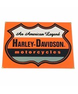 Harley-Davidson An American Legend Orange Porcelain Ande Rooney Sign Tru... - $56.95