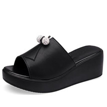 Promotion High quality PU Rhinestone Summer Leather Sandals Women Sandal... - £41.76 GBP