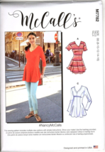McCall's M7782 Misses 6 to 14 Pullover Tunic Top Uncut Sewing Pattern - £11.67 GBP