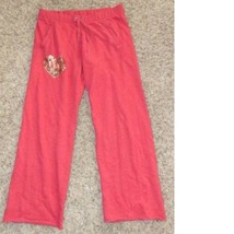 Womens Pants Victorias Secret Red Elastic Waist Sequined Sweatpants-size M - £22.45 GBP