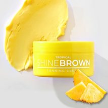 BYROKKO Original Shine Brown Tropical Tanning Cream 150 ml | Moisturizing and No - £23.81 GBP