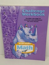 Harcourt Math: Challenge Workbook Grade 4 - Paperback Great Condition Ho... - £12.60 GBP