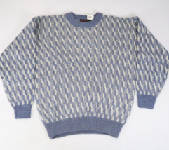 Vintage Sweater Mens XL 90s Knit Cable knit Cosby Grunge Skate Grandpa Y... - £29.43 GBP