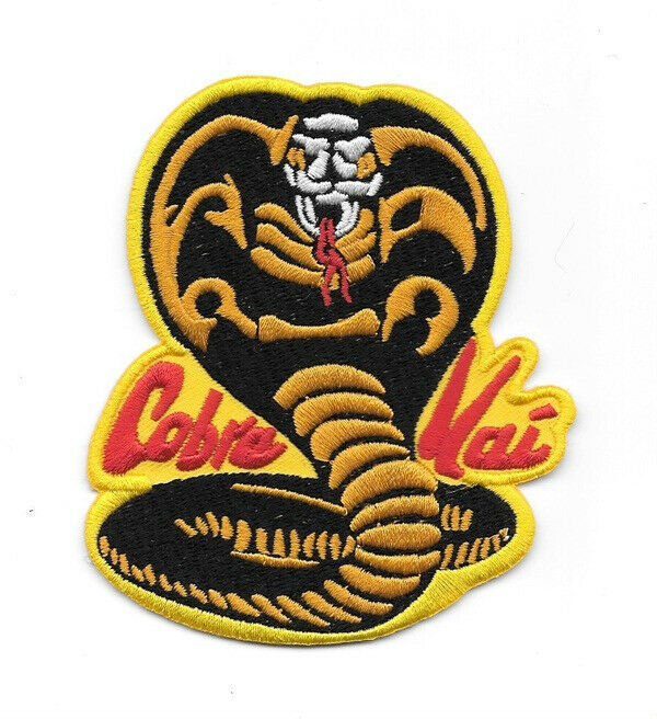 Primary image for The Karate Kid Movie Cobra Kai Logo Embroidered 3.75" Patch No Mercy! NEW UNUSED