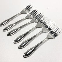 Oneida Stainless USA Arbor American Harmony Salad Forks Beaded Edge Set ... - $15.00