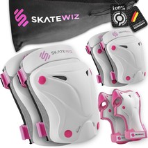 Skatewiz Skate Pads - Knee And Elbow Pads And Wrist Guards, Roller Skate... - £44.69 GBP