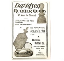 Davidson Rubber Company 1897 Advertisement Victorian Goods Home ADBN1yyy - £11.96 GBP