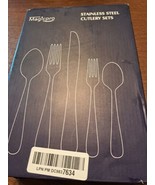 Flatware Set, Magicpro Modern Royal 45-Pieces Stainless Steel Flatware B... - $94.76 CAD