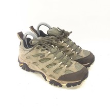 Merrell Moab Vibram Suede Mesh Hiking Shoes Womens Size 6 Pre Owned - £46.99 GBP