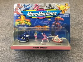VINTAGE 1994 MICRO MACHINES POWER RANGERS #5 PINK RANGER PTERODACTYL NEW ! - $35.60