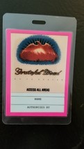 GREATFUL DEAD - VINTAGE ORIGINAL LAMINATE TOUR CONCERT BACKSTAGE PASS *L... - $50.00