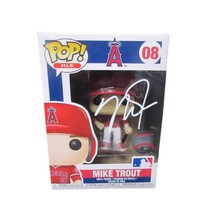 Angels Mike Trout Signed Angels Funko Pop 08 MLB W/Coa - $373.38