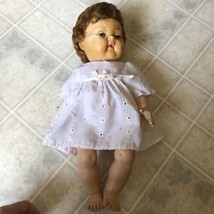 Vintage American Character Tiny Tears Doll Short Hair Rubber Body Workin... - $55.74