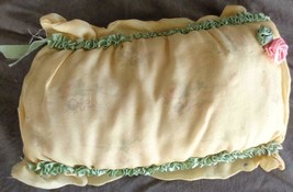 Antique Hand Crafted Doll Pillow - BEAUTIFUL ANTIQUE PIECE - SUPER CUTE ... - $19.79