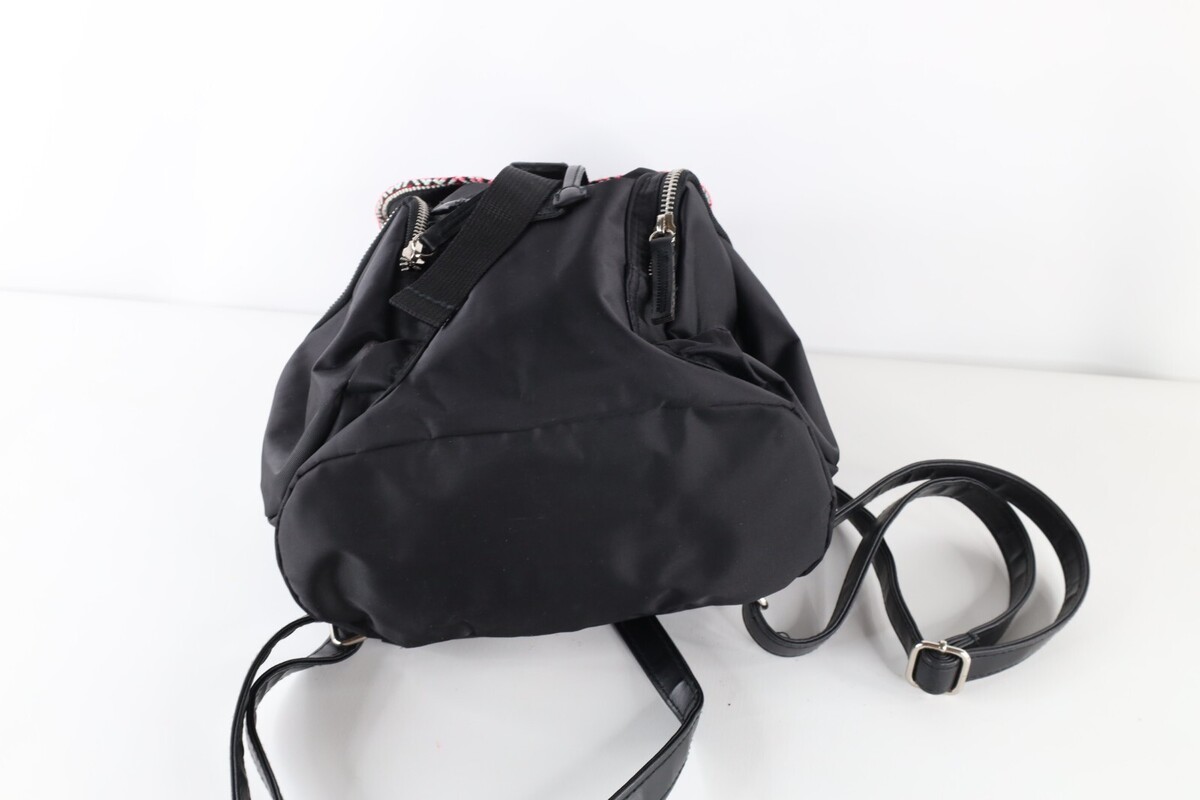 Vtg 90s Streetwear Southwestern Trim Multipocket Cinch Mini Rucksack Backpack Item image 8