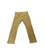 Men’s Levi Brown Straight Leg Khaki Pants Size 34x30 Excellent Condition - £14.35 GBP