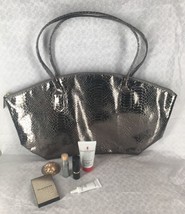 NEW Elizabeth Arden Python Goes Metallic 7 Piece Set - Makeup, Bag, Skincare - £31.96 GBP